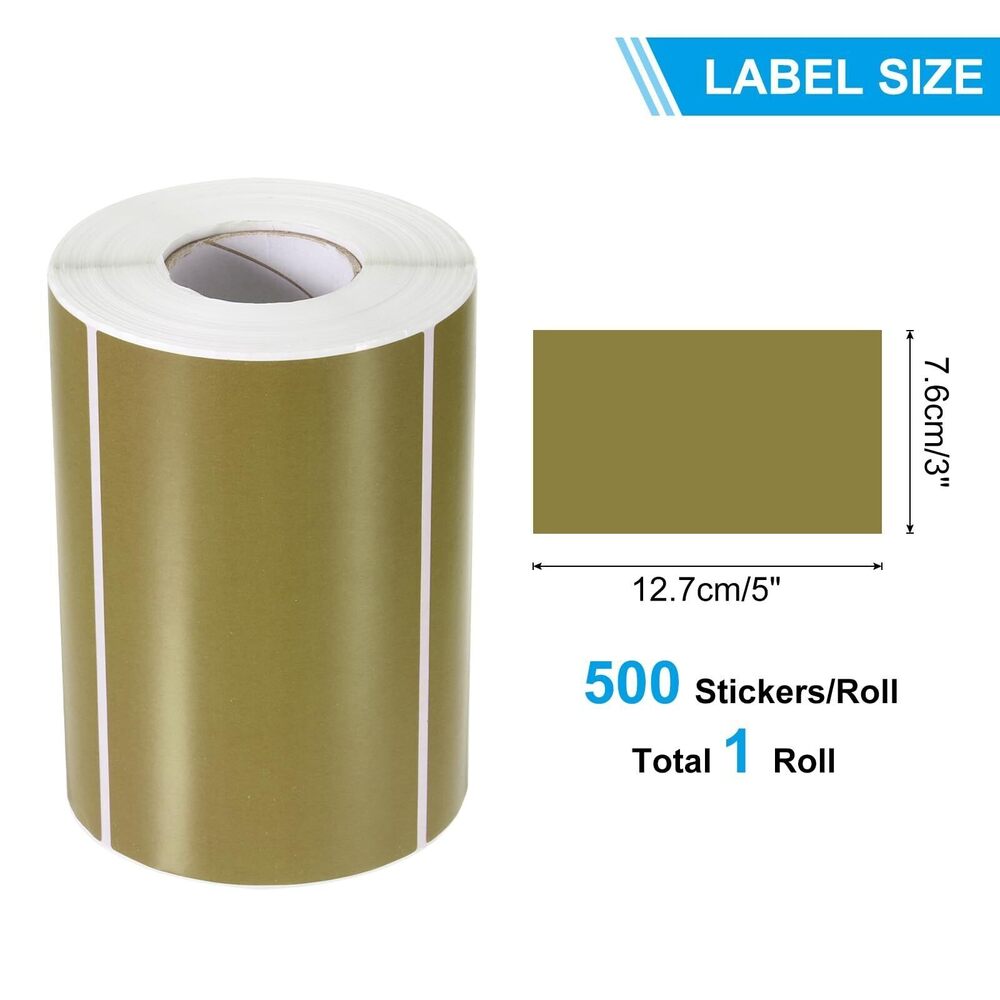 3518 Rectangular Color Coding Labels 5 x 3 Inch, 500 Pcs Rectangle Colored - Picture 2 of 7